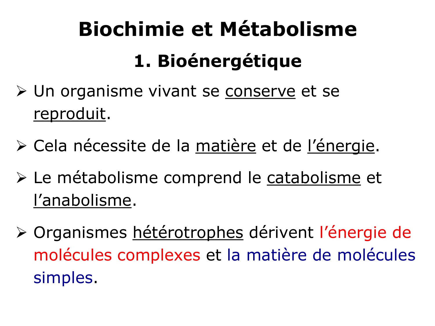 Introduction à la biochimie et au métabolisme page 17