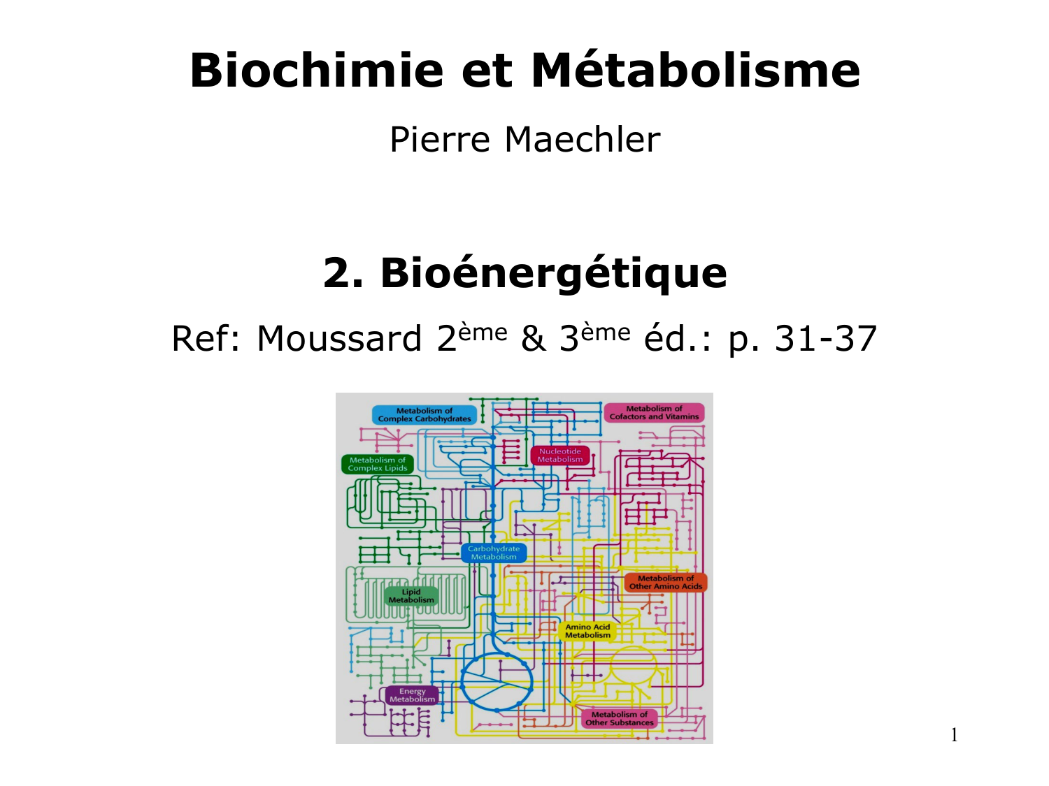 Bioénergétique page 1
