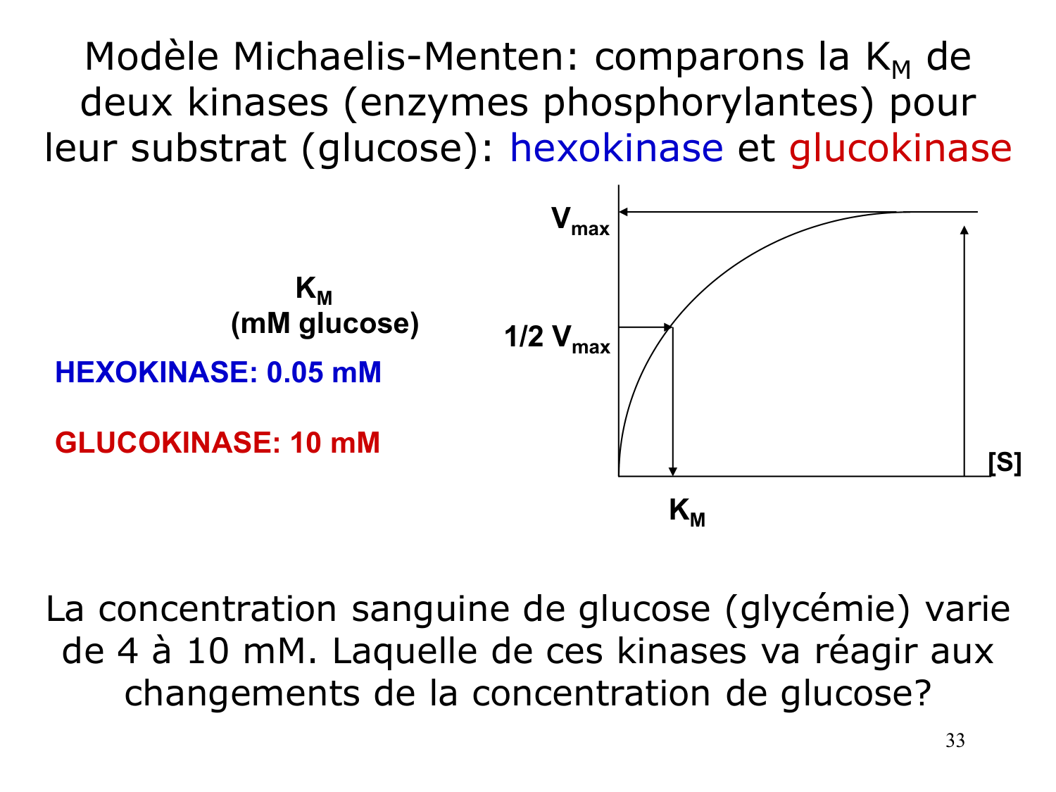 Enzymes I — réaction enzymatique page 33