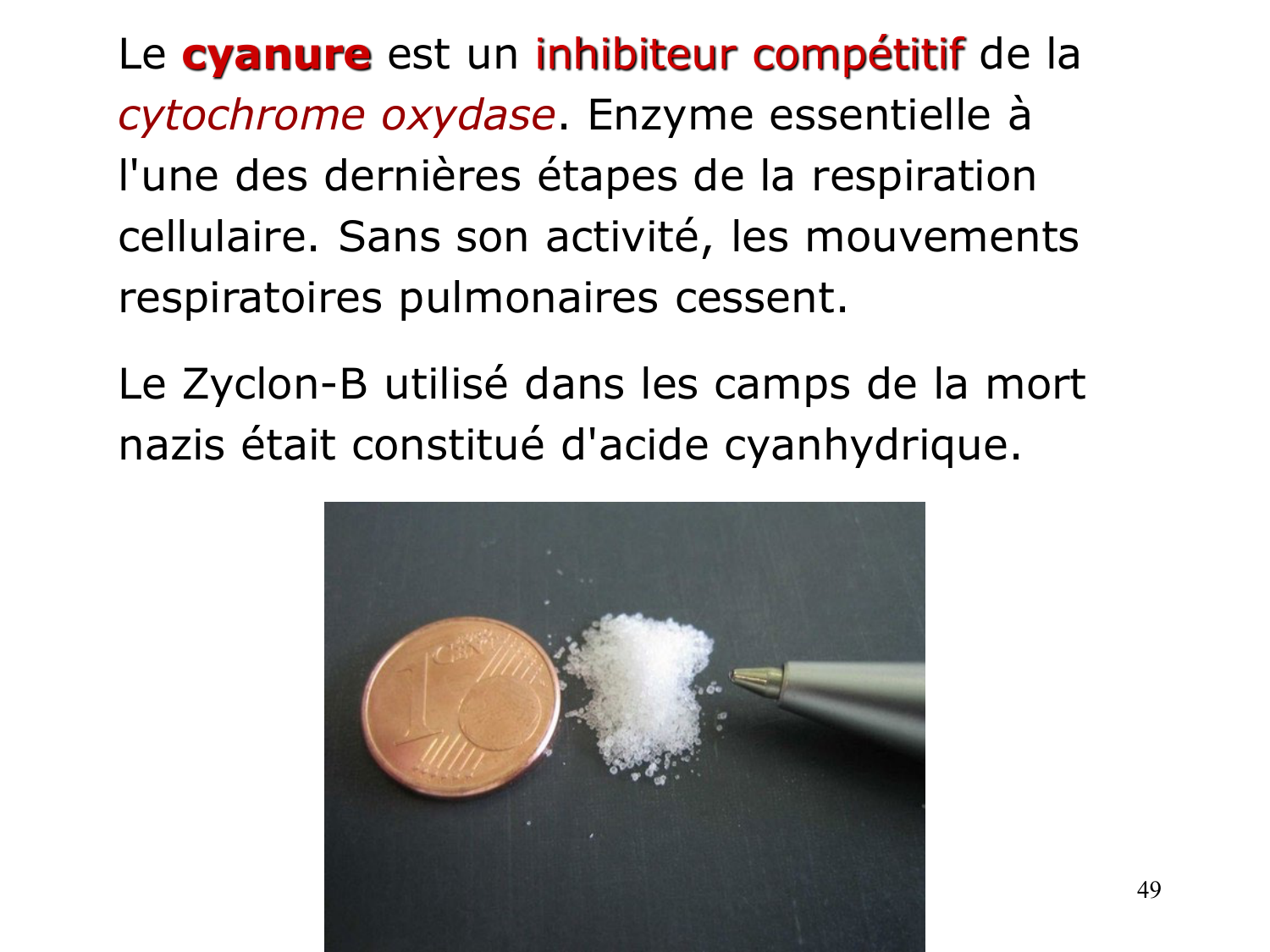 Enzymes I — réaction enzymatique page 49