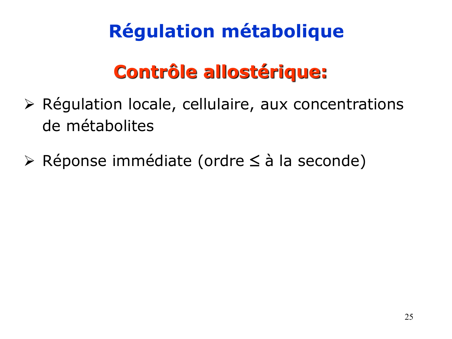 Enzymes II — régulation et coenzymes page 25