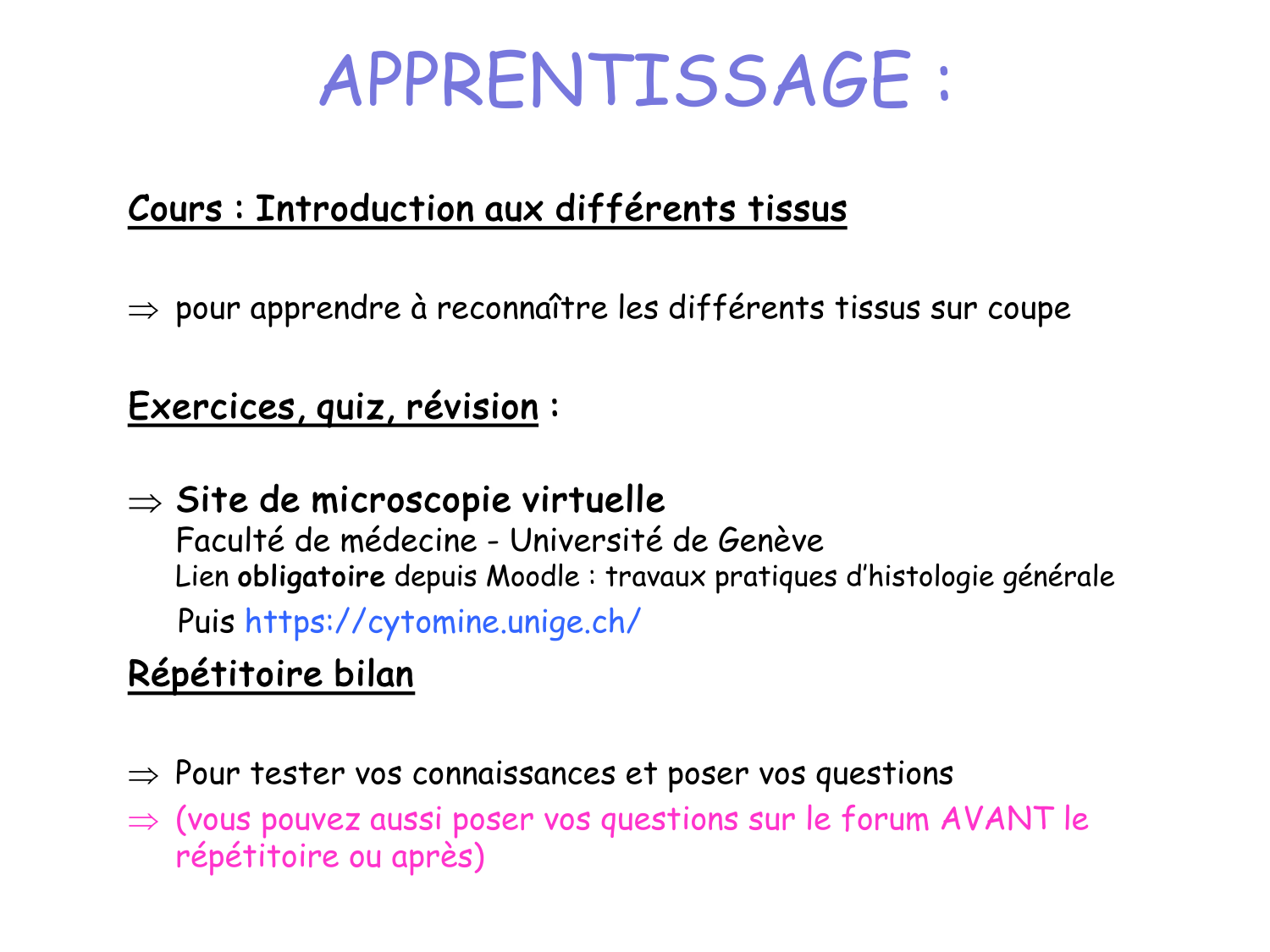 Introduction aux TP d’histologie page 26