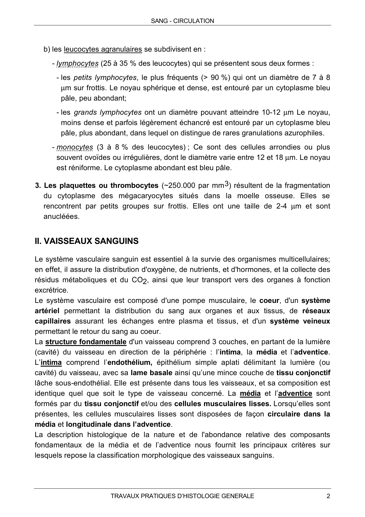 Guide TP — sang et circulation page 2