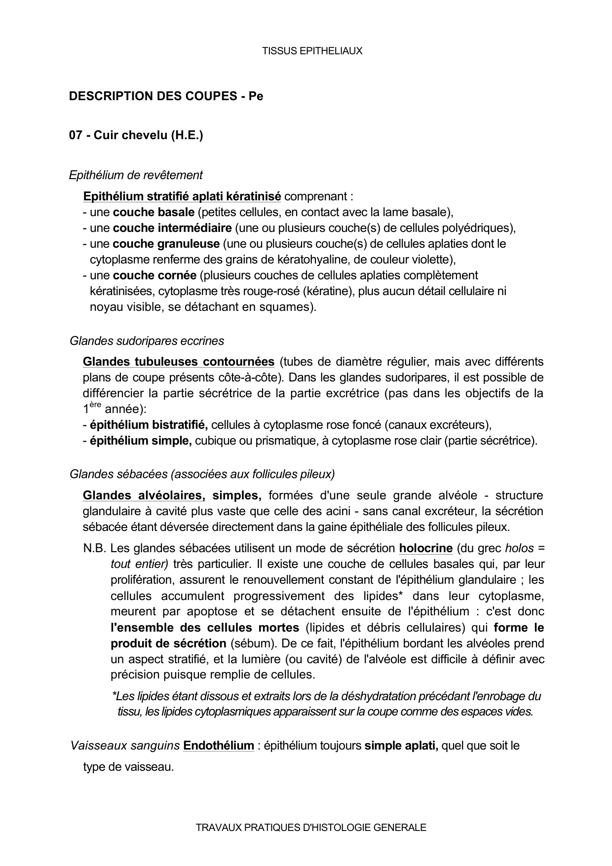 Guide TP — épithélium page 3