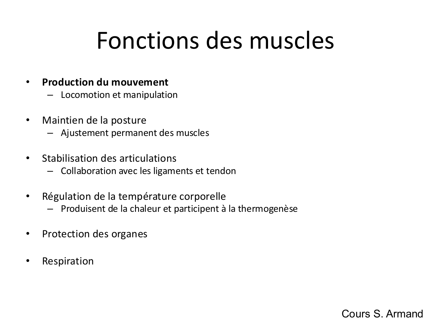 Tissu musculaire page 20