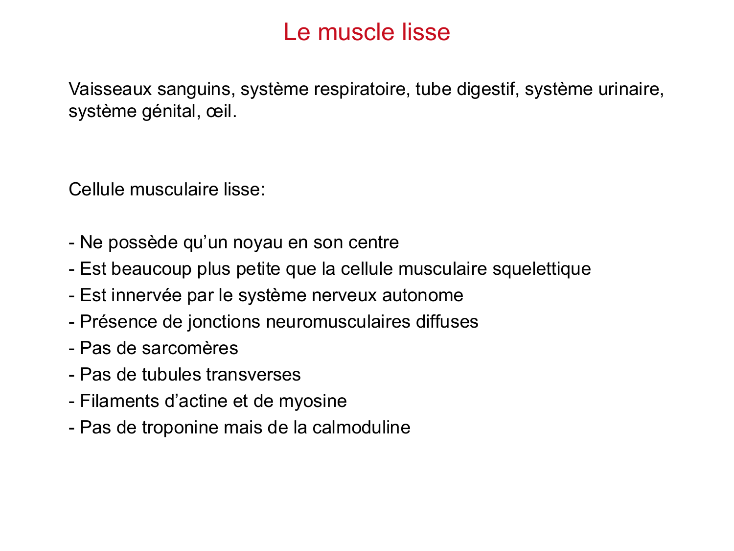 Tissu musculaire page 164