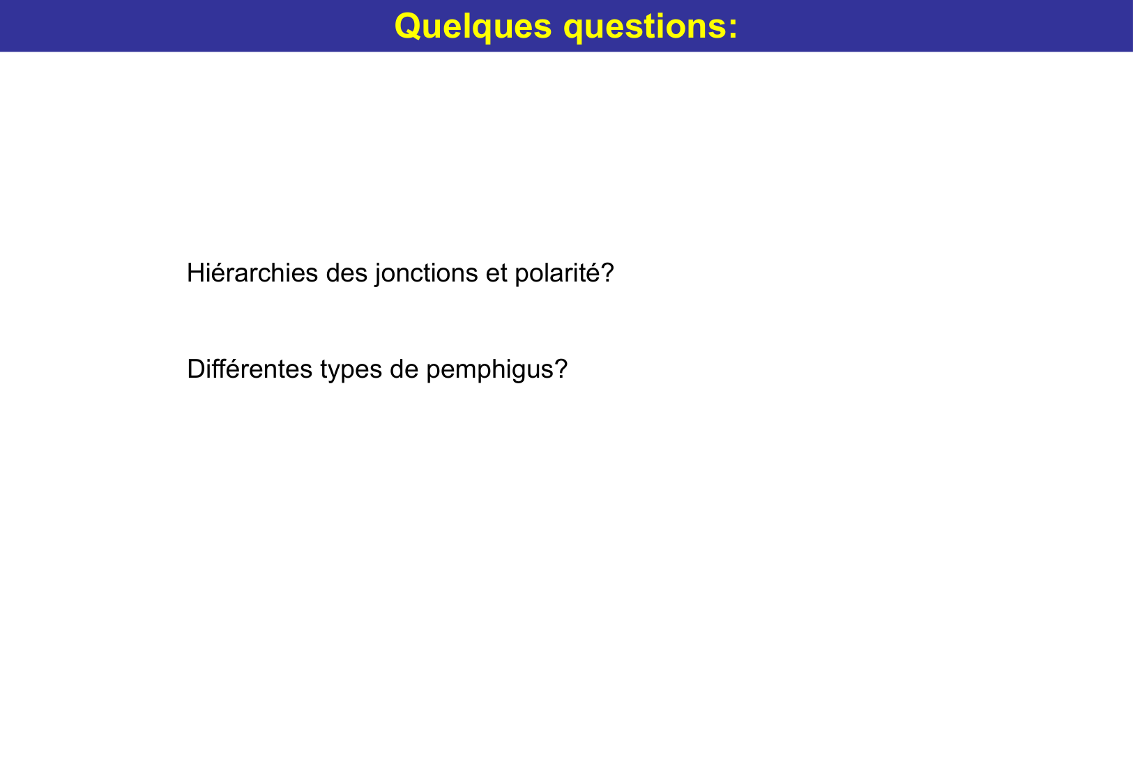 Tissu épithélial page 2