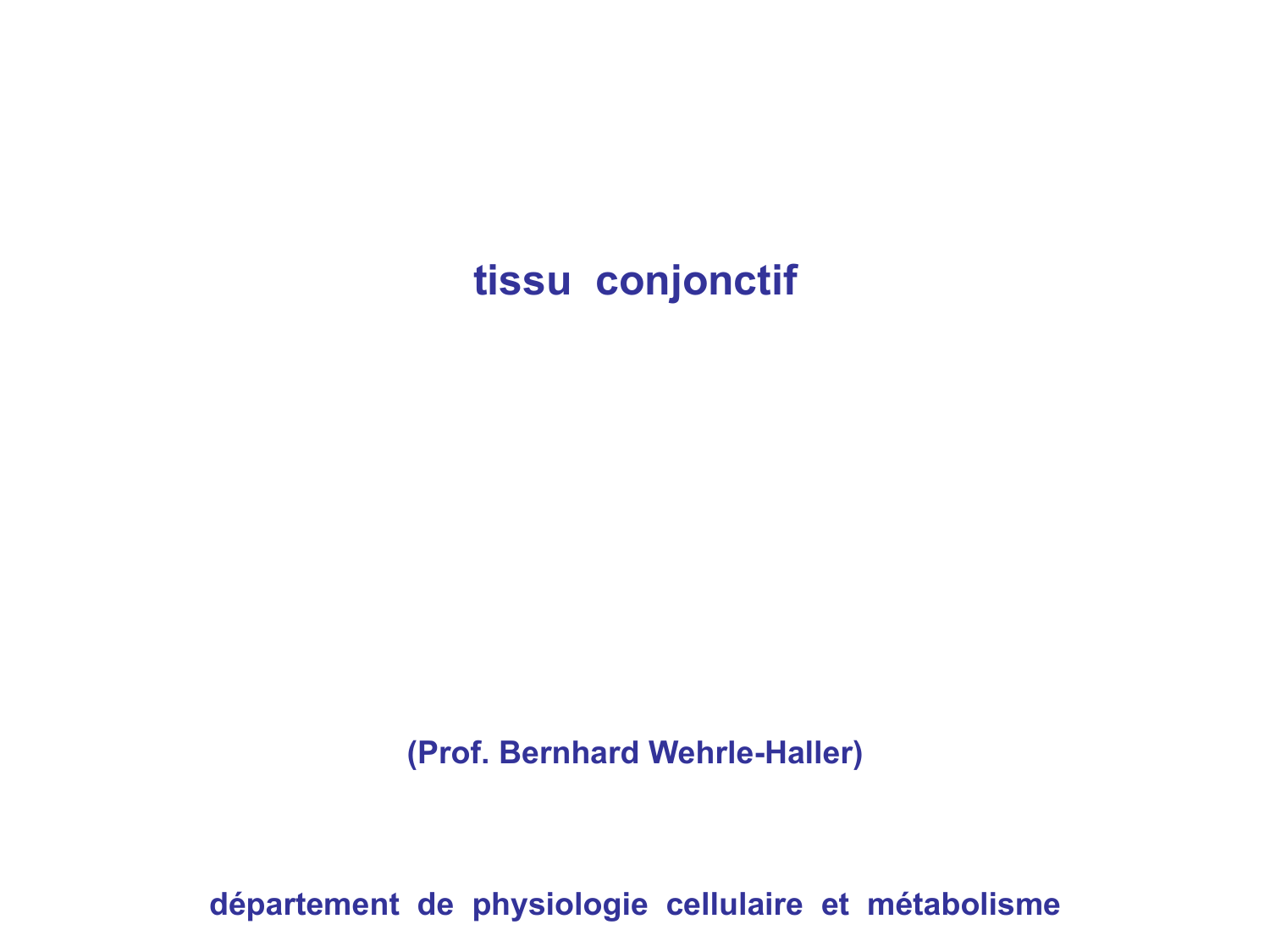 Tissu conjonctif page 1