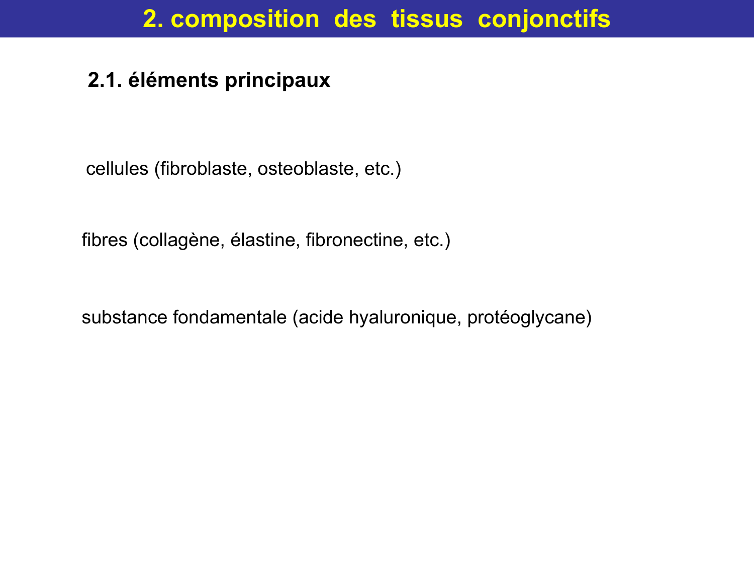 Tissu conjonctif page 18