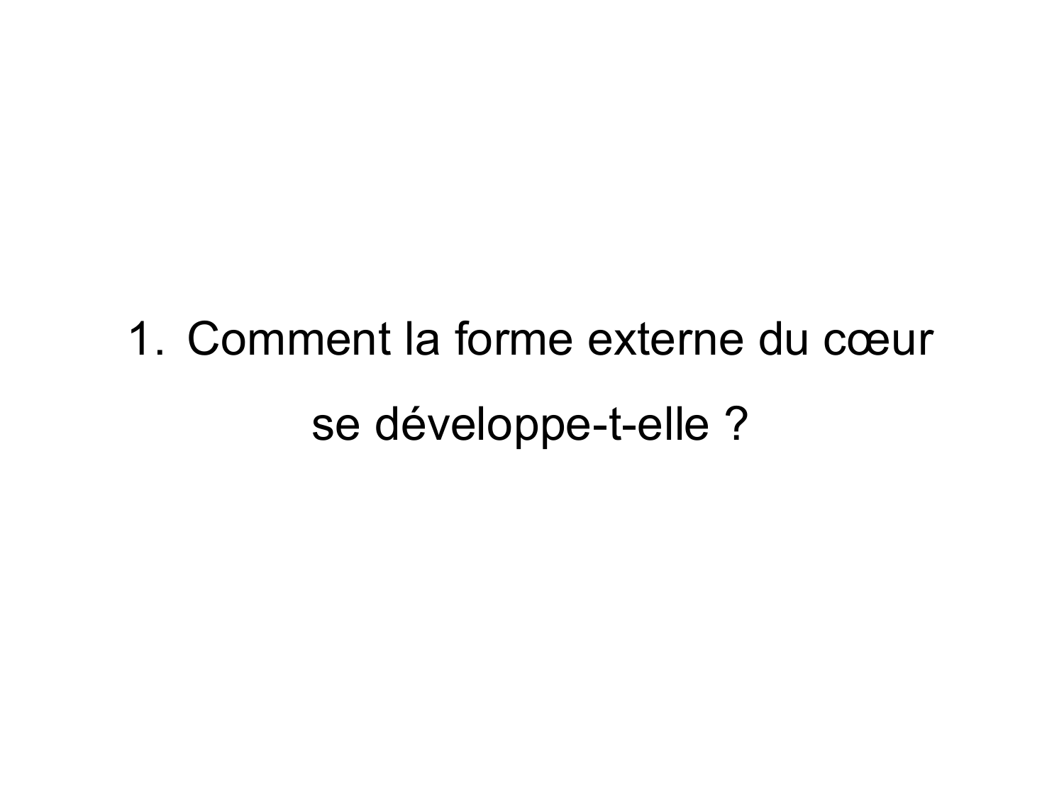 Développement du système cardiovasculaire page 17