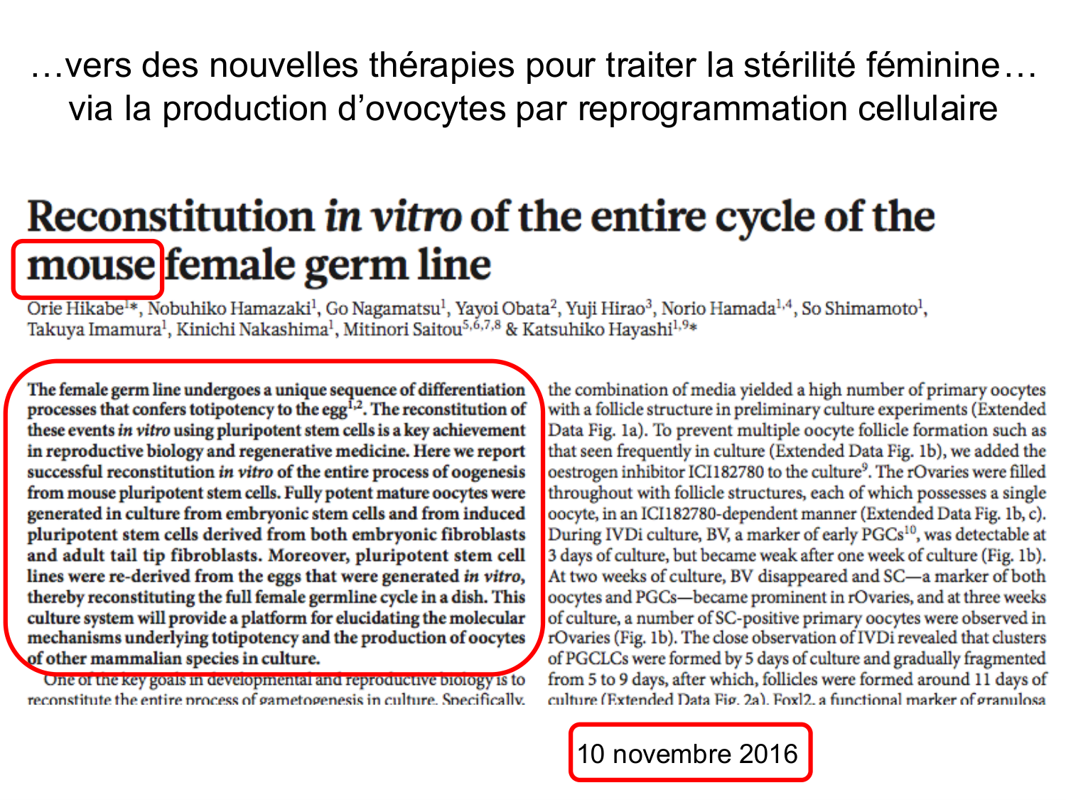Cellules souches et thérapie cellulaire page 41