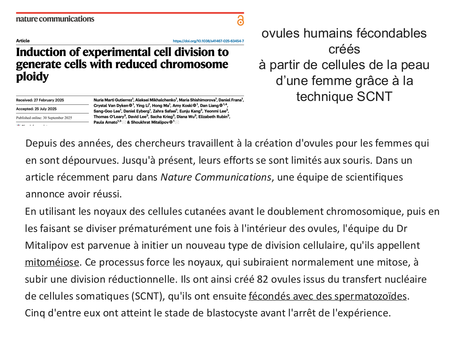Cellules souches et thérapie cellulaire page 43