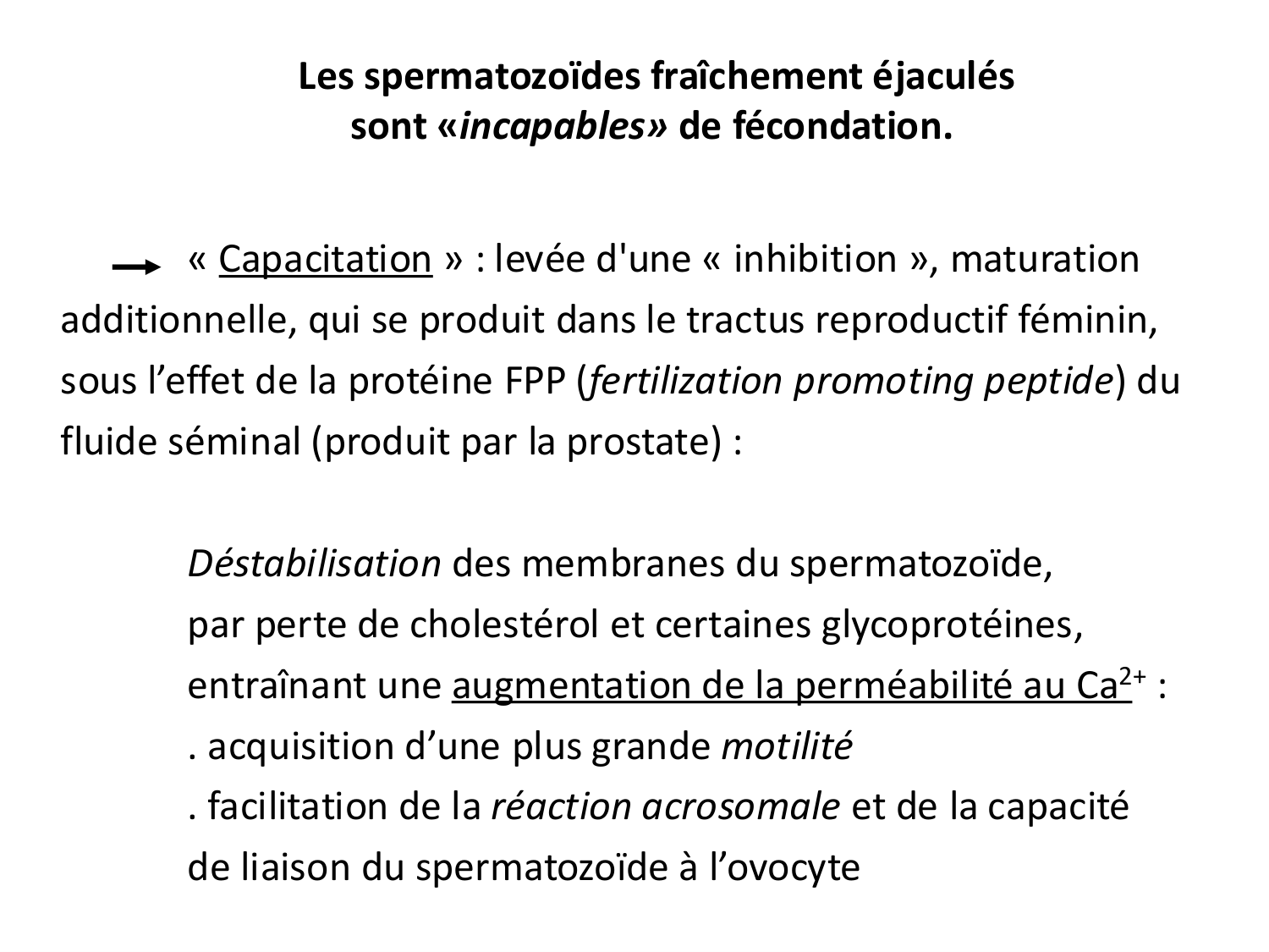 Fécondation et empreinte génomique page 31