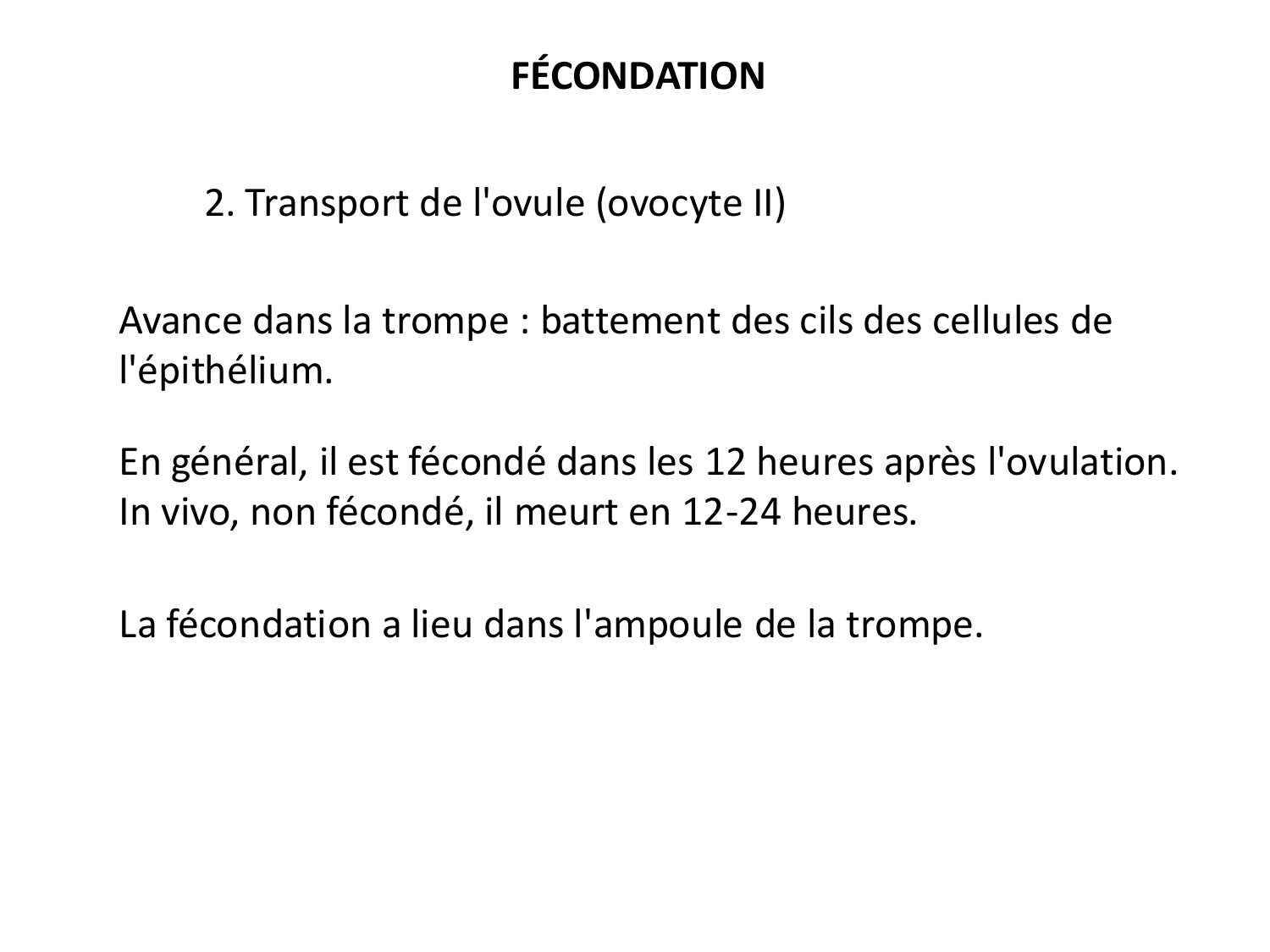 Fécondation et empreinte génomique page 32