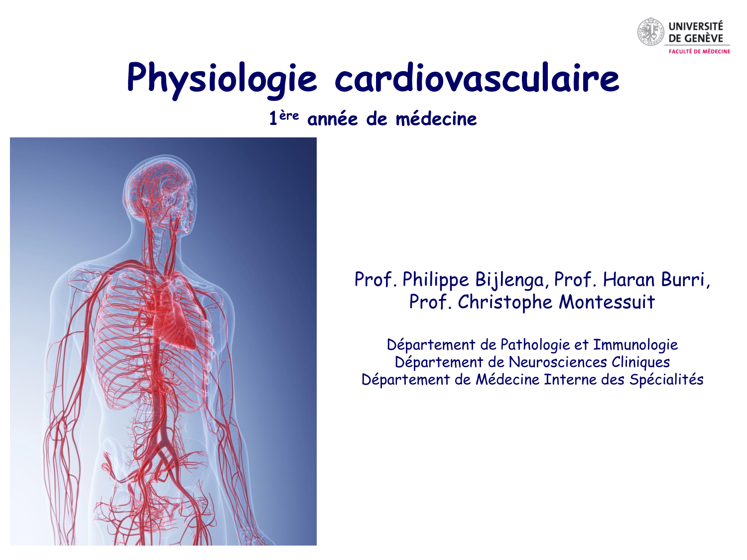 Physiologie cardiovasculaire I page 1