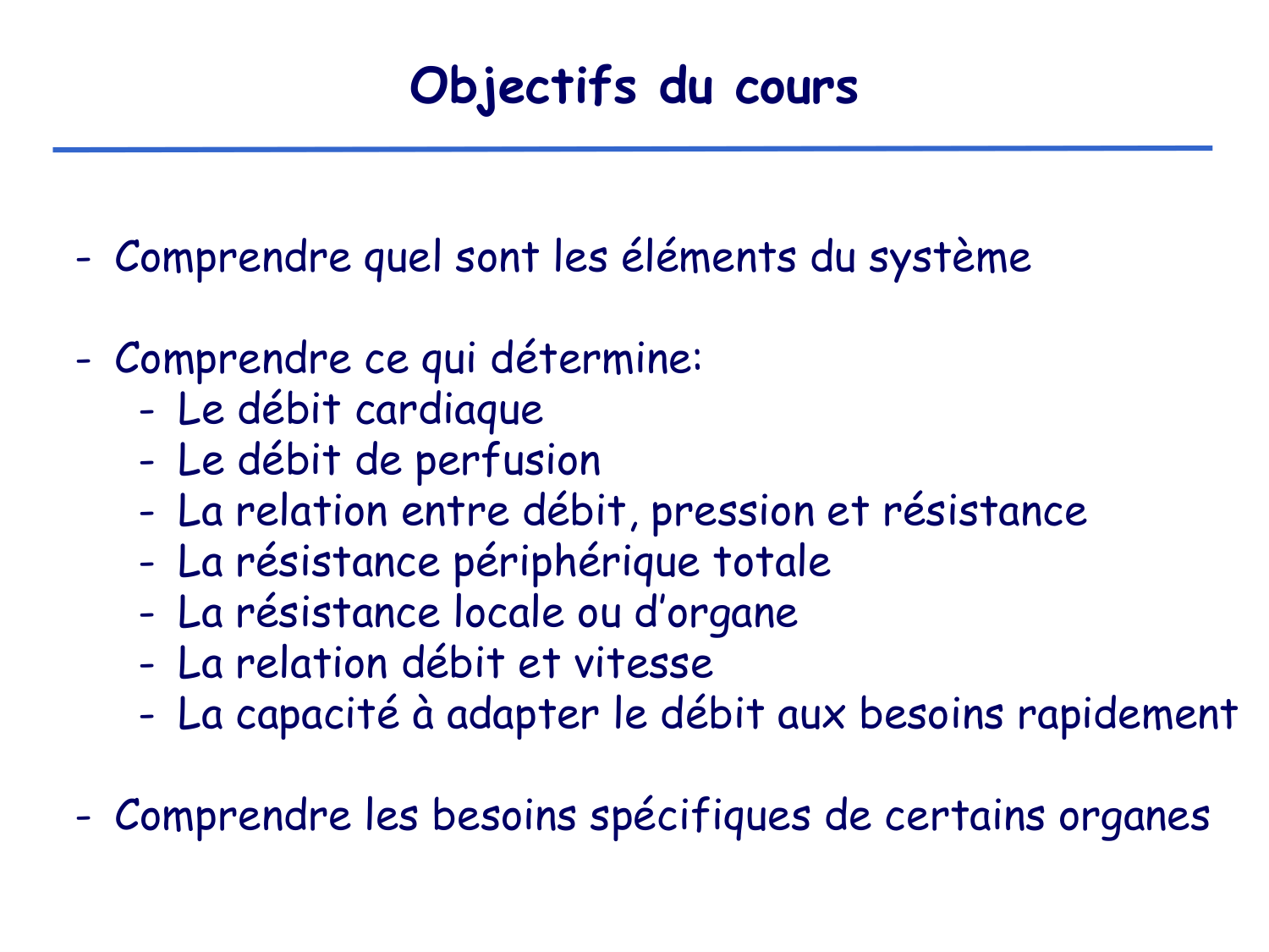 Physiologie cardiovasculaire I page 4