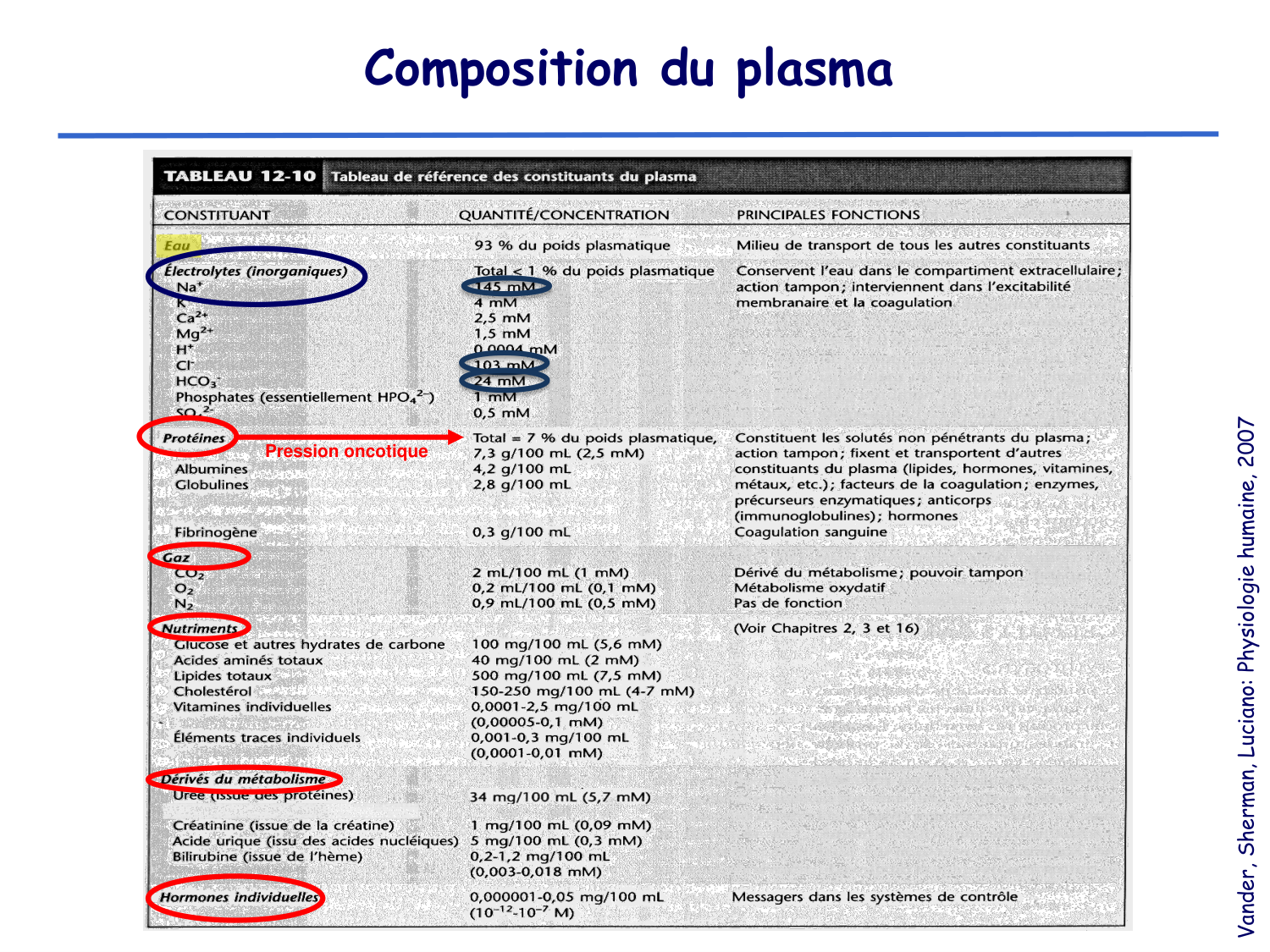 Physiologie cardiovasculaire I page 8
