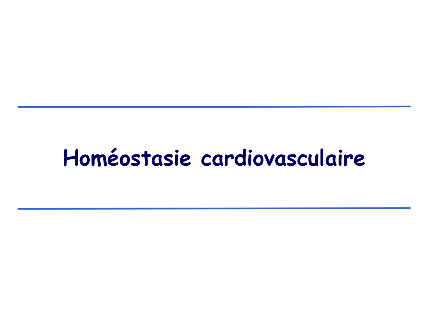 Physiologie cardiovasculaire III page 1