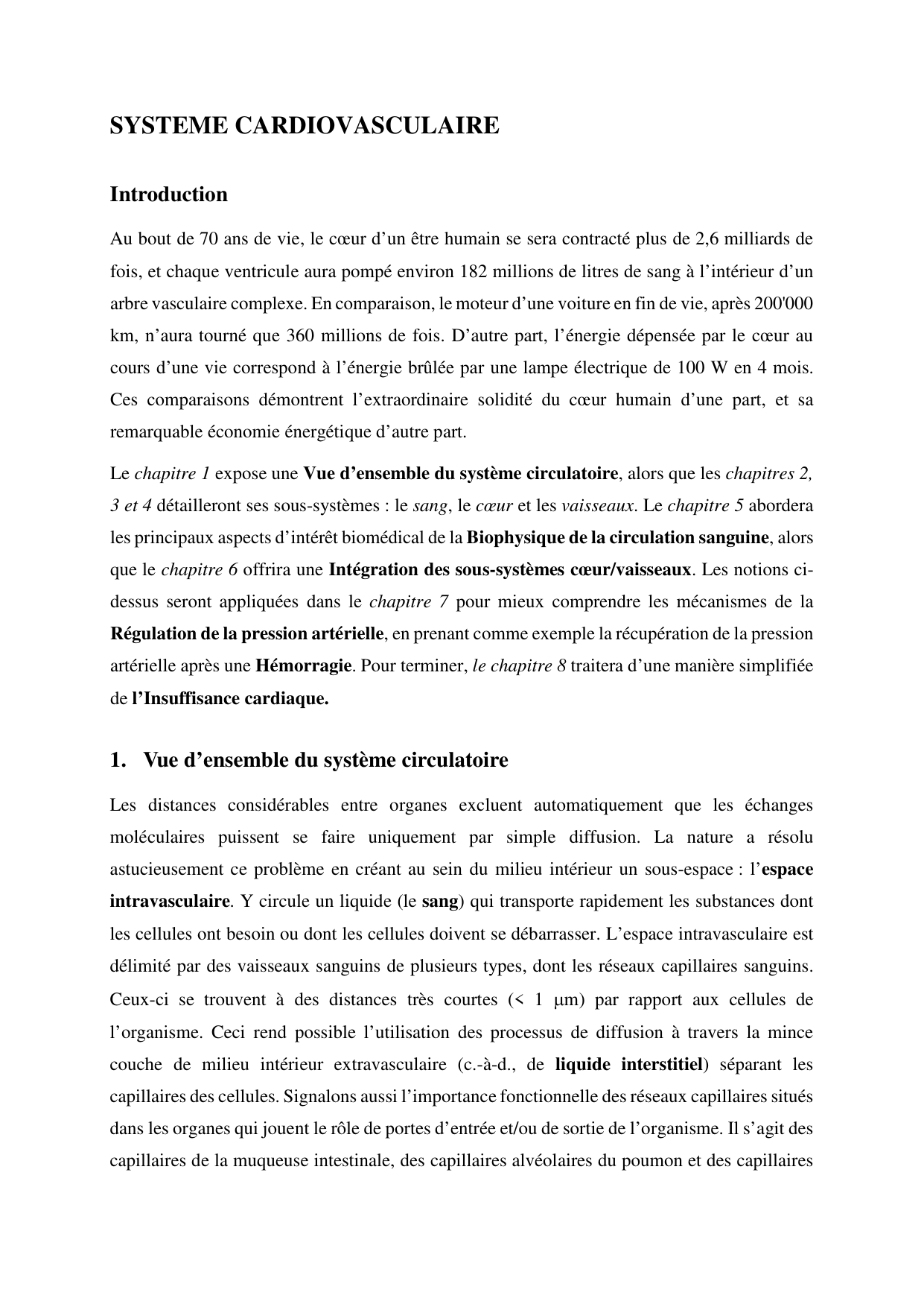 Circulatoire — polycopié 2020 page 3