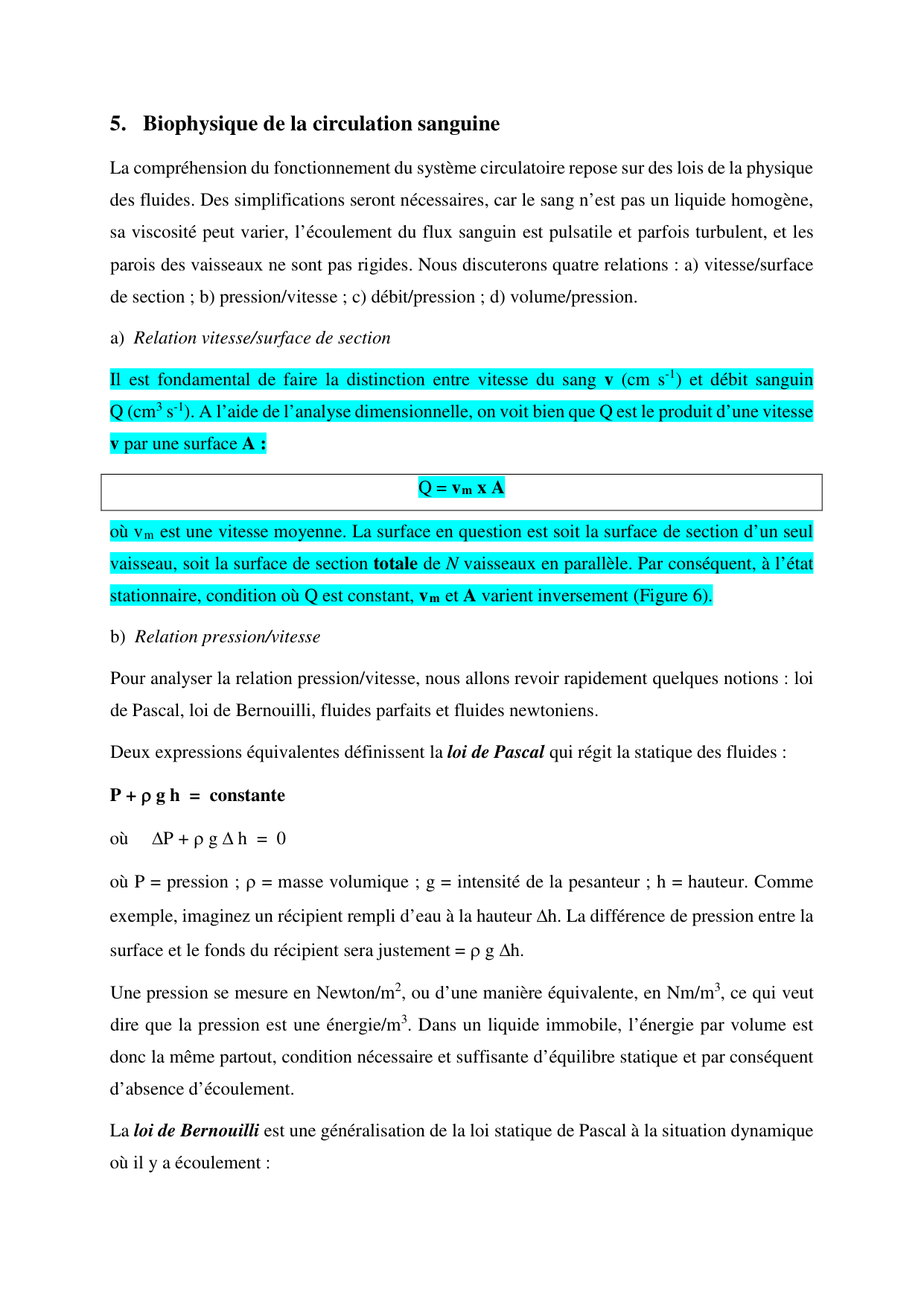 Circulatoire — polycopié 2020 page 46