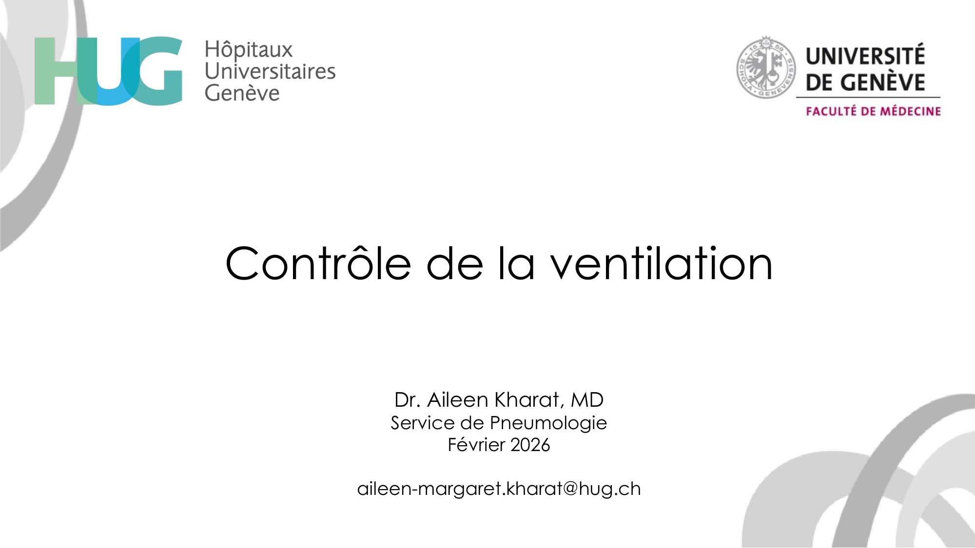 Contrôle ventilatoire page 1