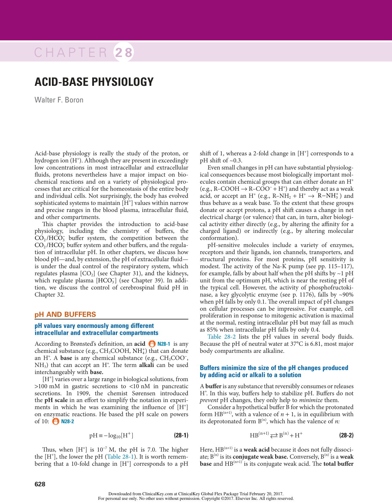 Physiologie acido-basique page 1