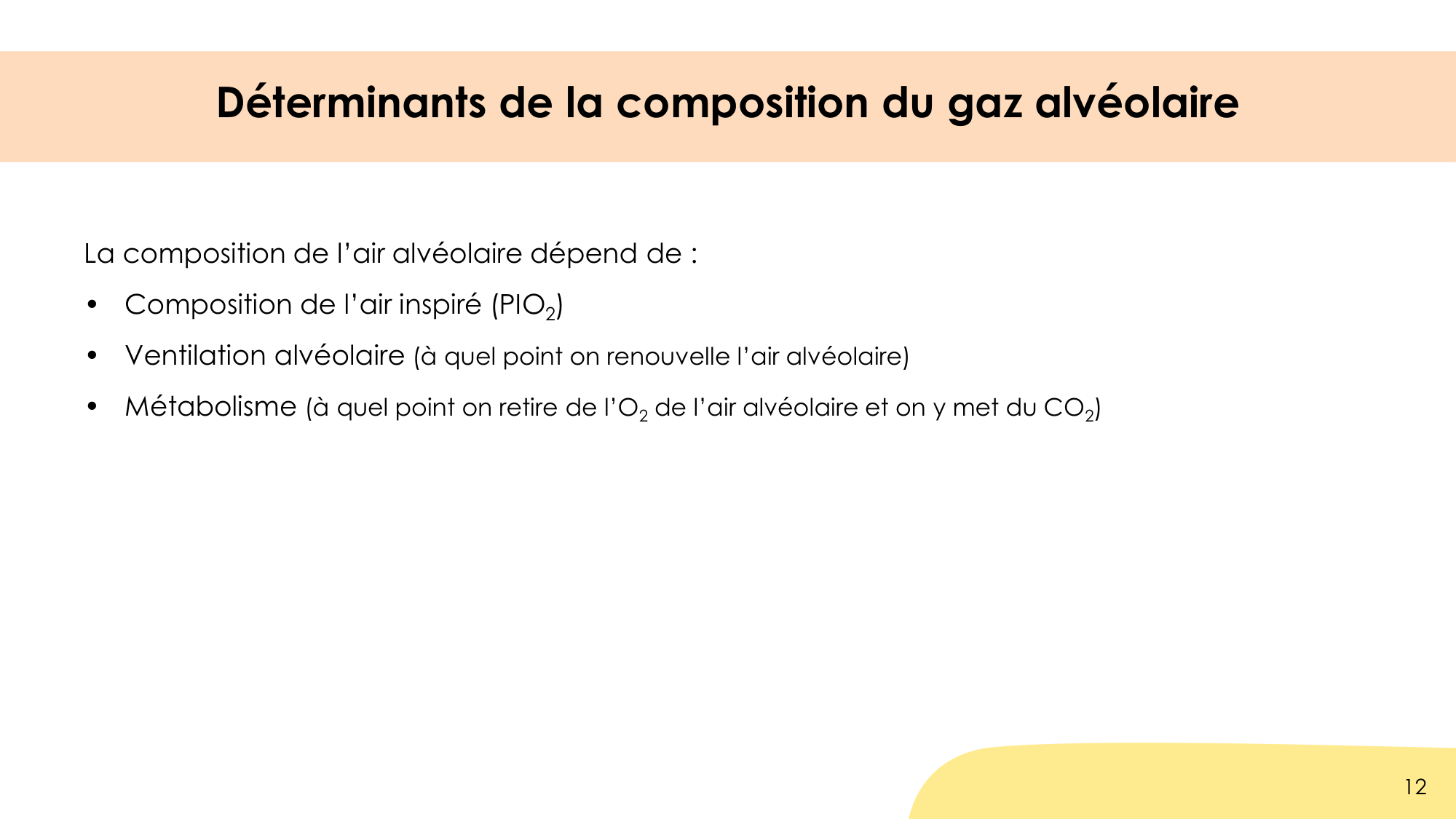 Hématose et rapports V/Q page 12
