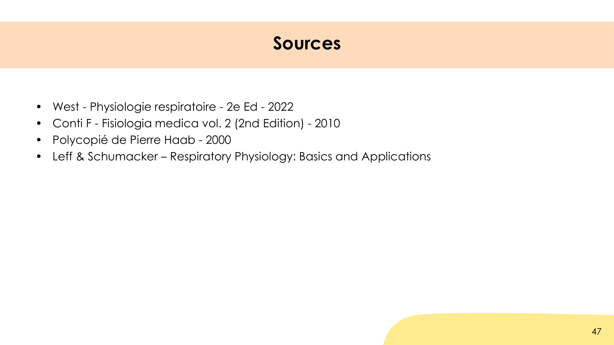 Hématose et rapports V/Q page 47