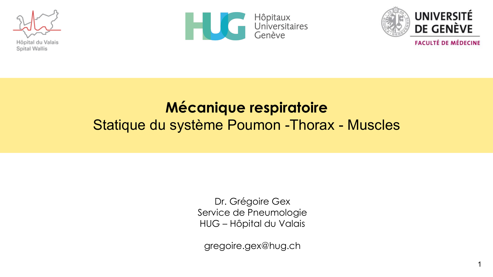 Mécanique thoracique page 1