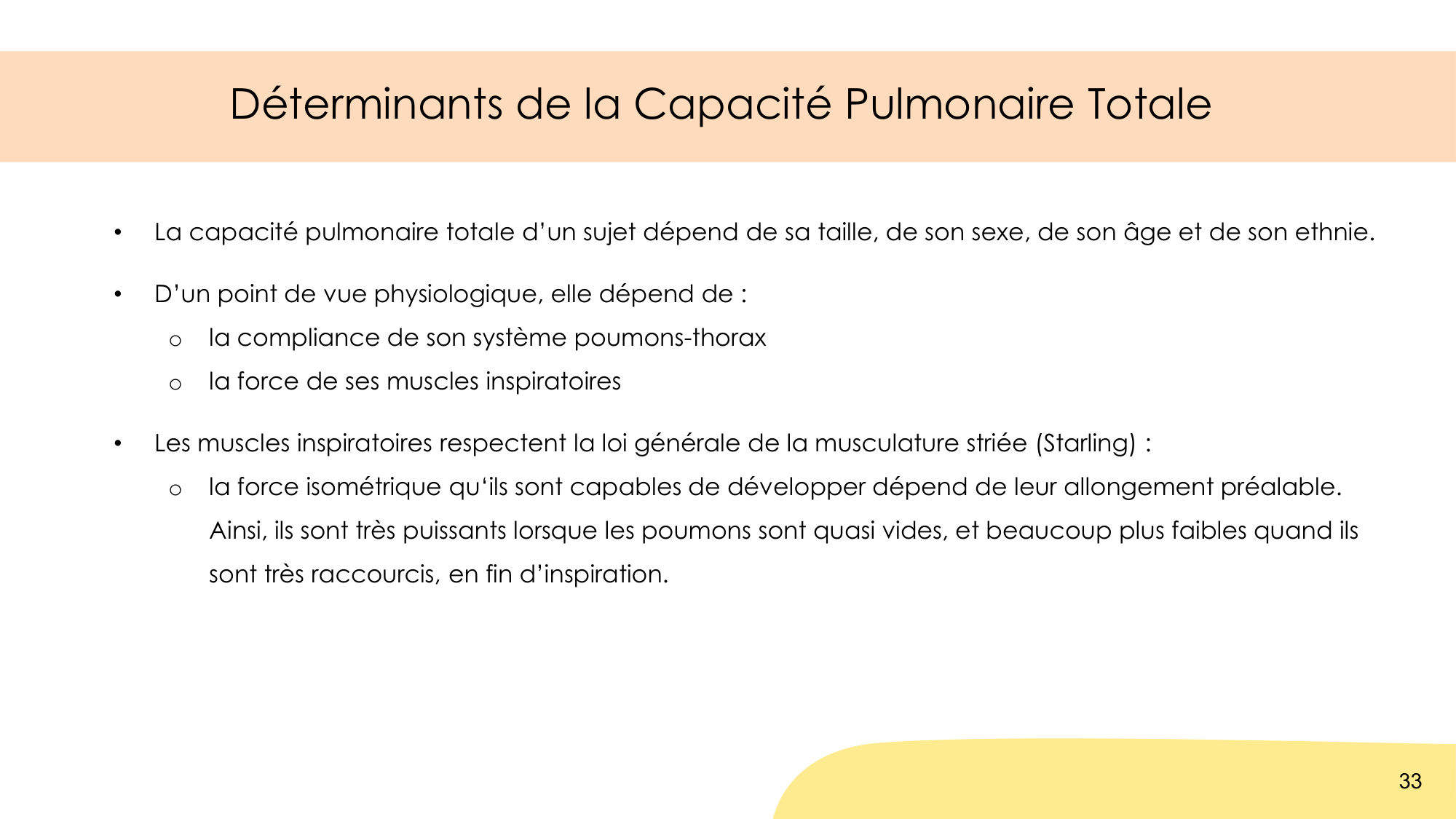 Mécanique thoracique page 33