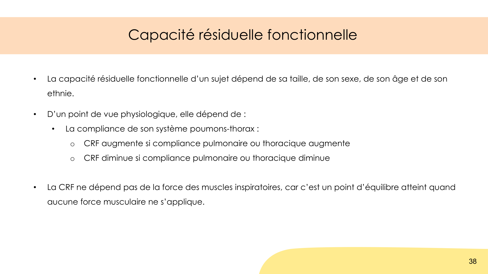 Mécanique thoracique page 38