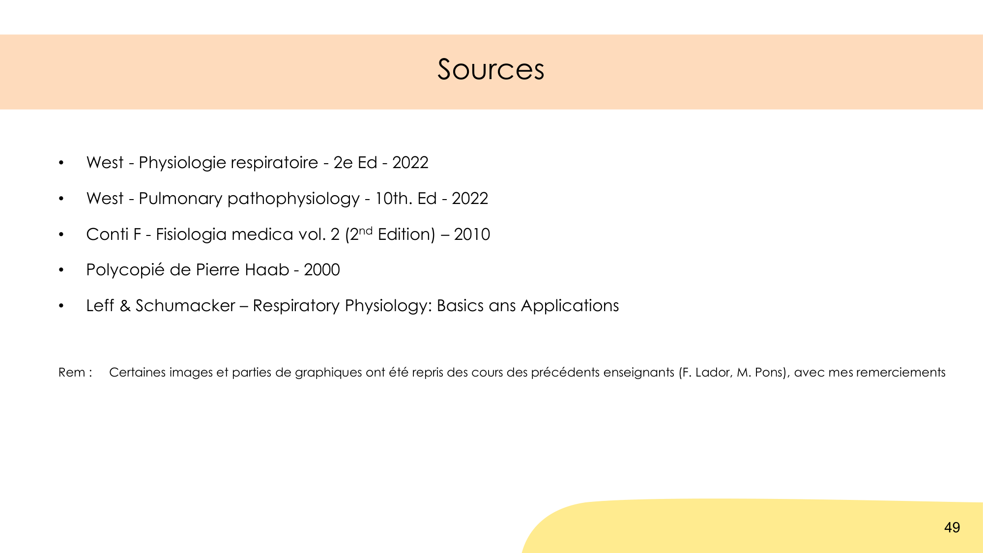 Mécanique thoracique page 49