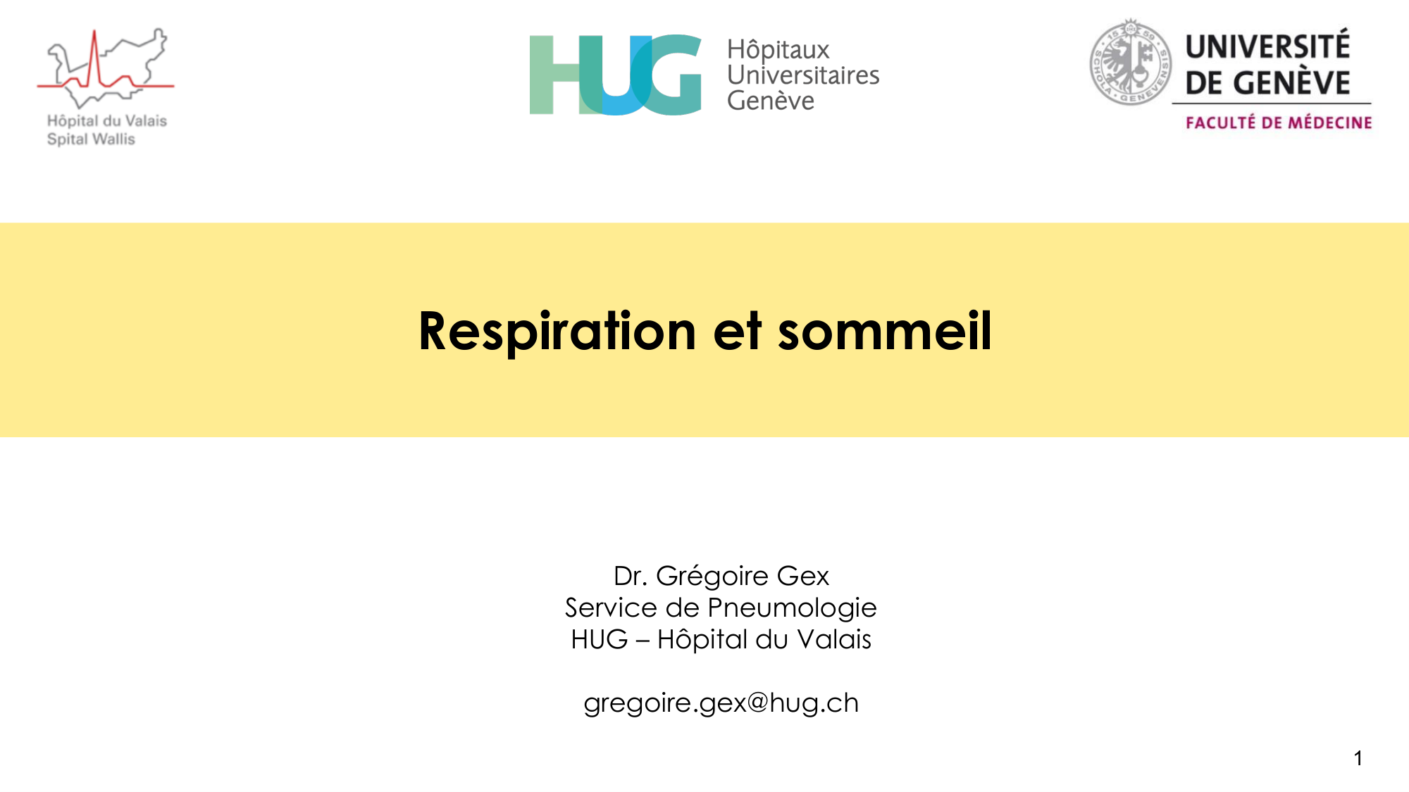 Respiration et sommeil page 1