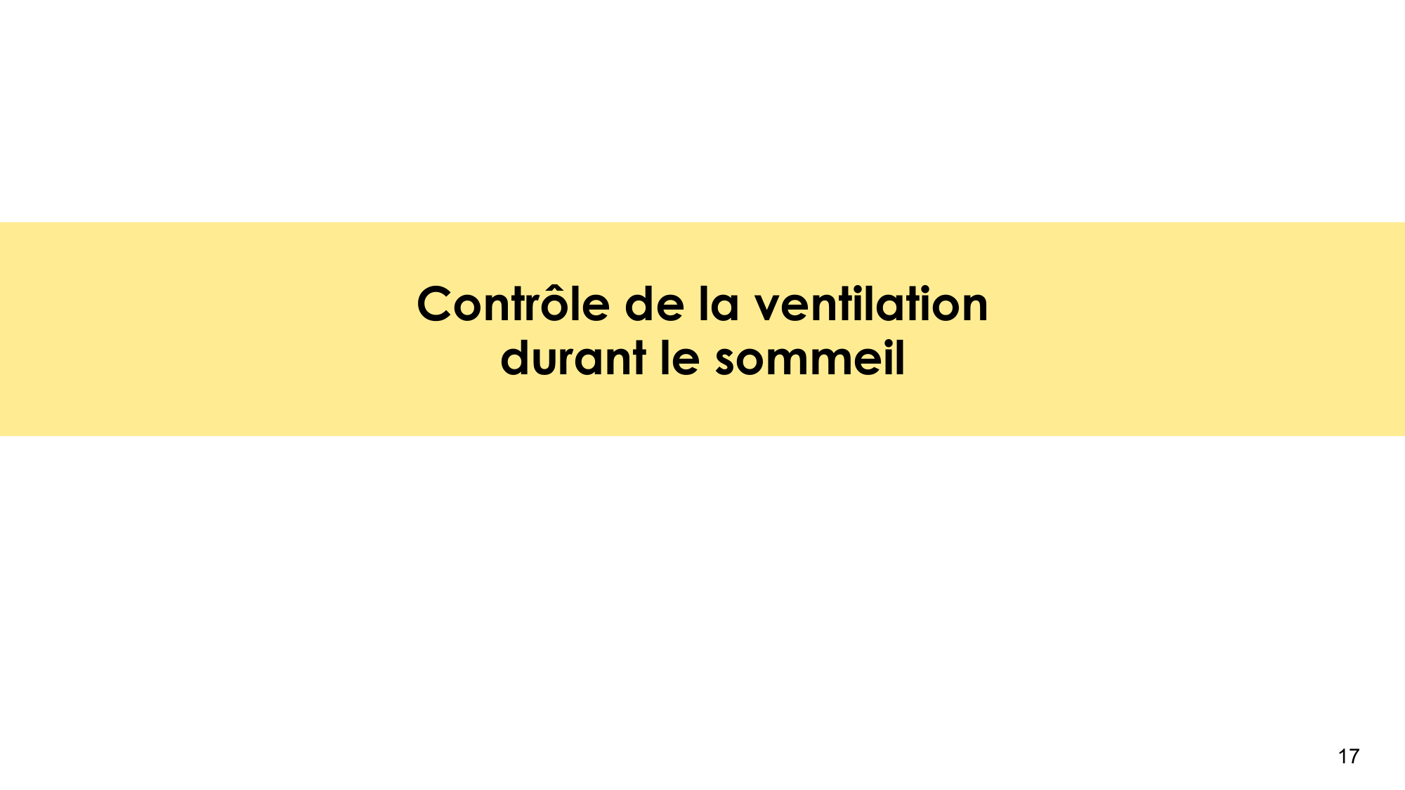 Respiration et sommeil page 17
