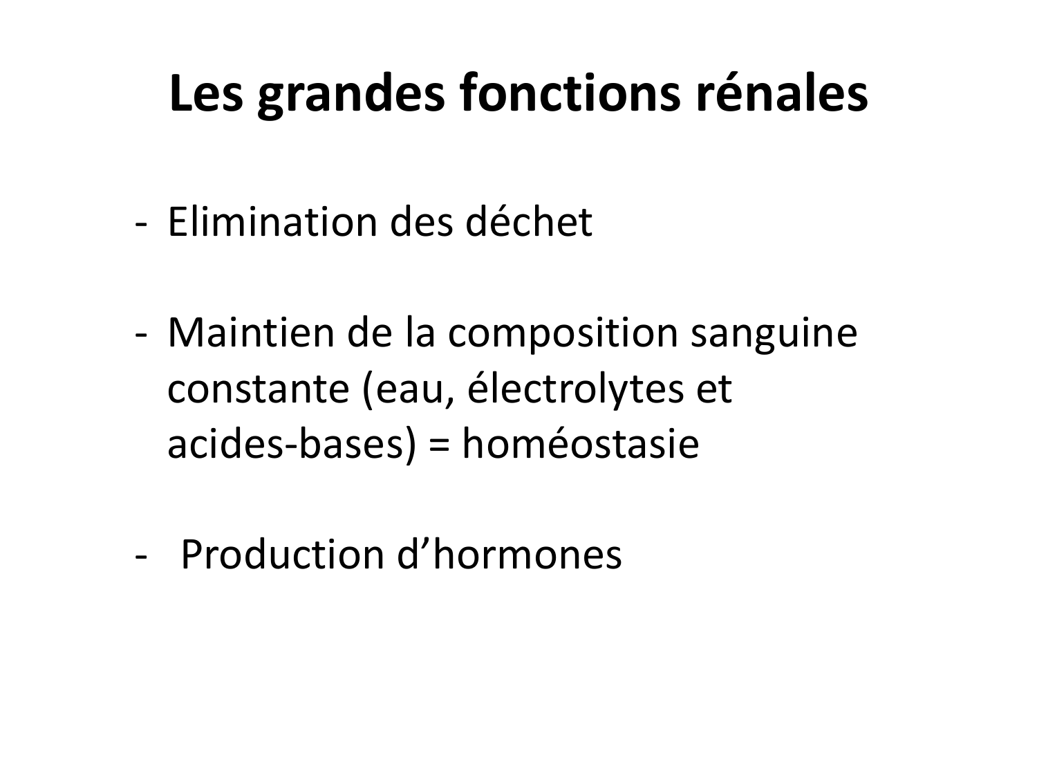 Système urinaire — introduction page 5