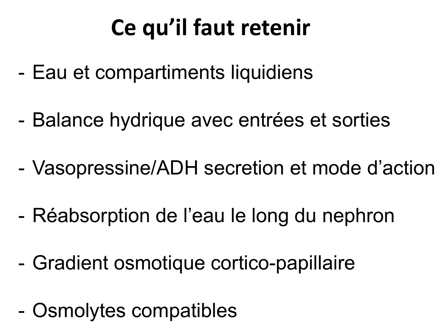 Système urinaire — introduction page 63