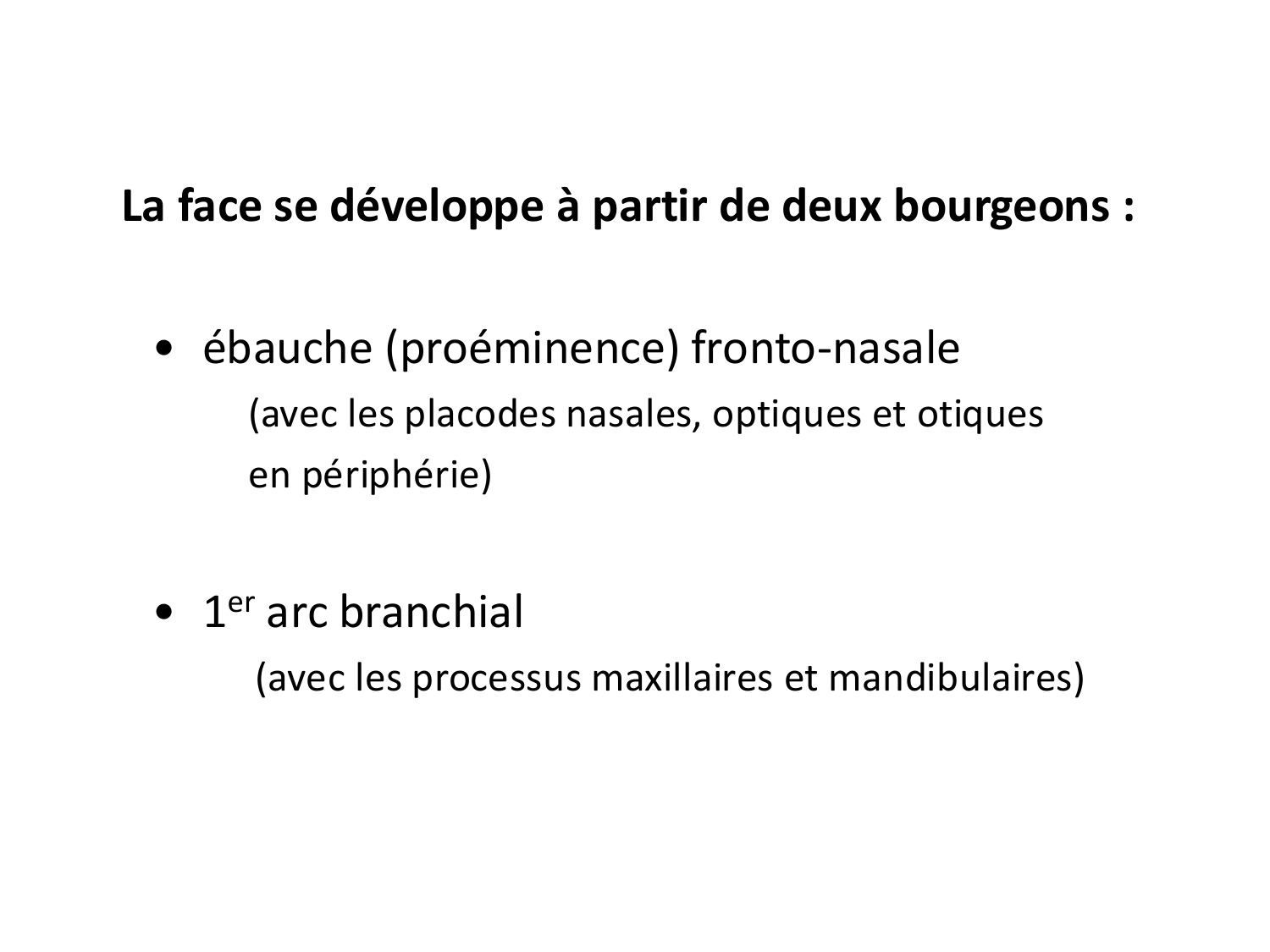 FACE, Arcs branchiaux, Diaphragme Système respiratoire 2026 page 45