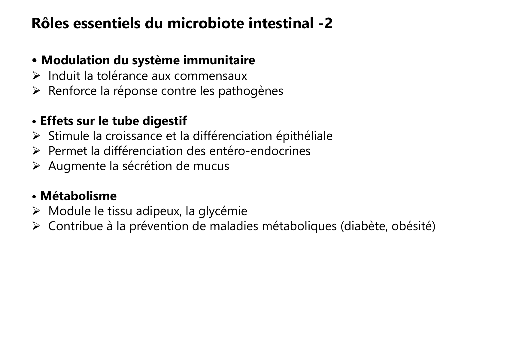 Motilité, transport et flore page 85