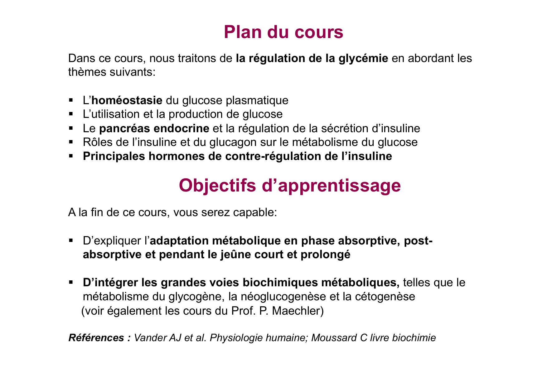 Régulation de la glycémie page 2
