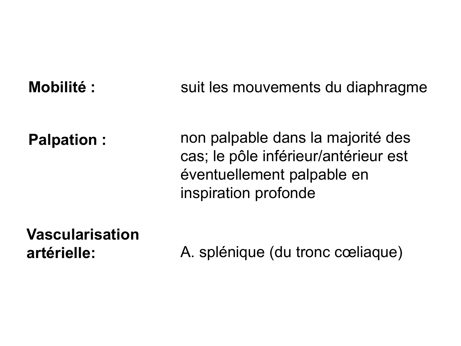 Abdomen gros intestin foie rate pancreas vascularisation page 73