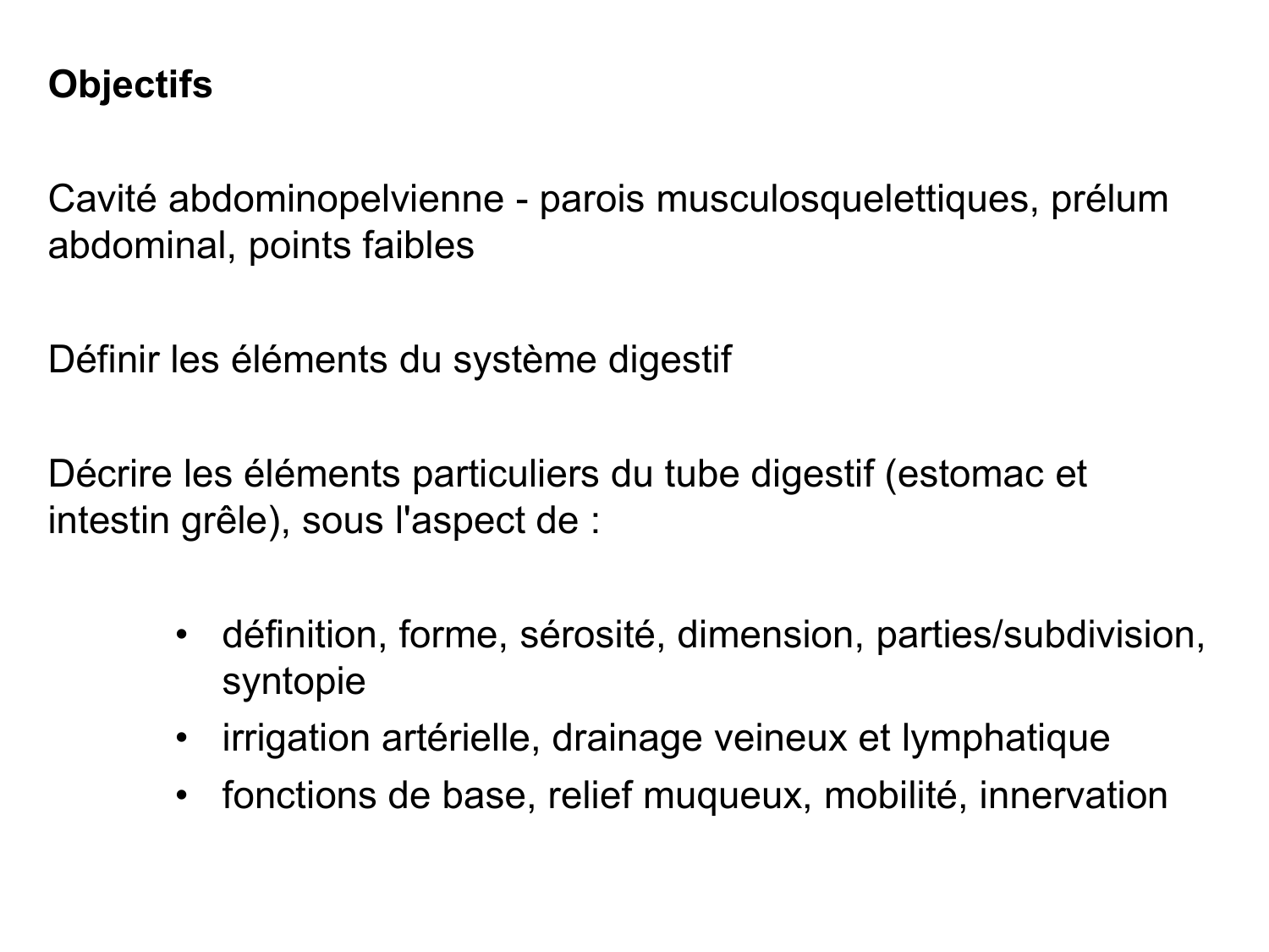 Abdomen paroi cavité tube digestif estomac et intestin grêle page 2