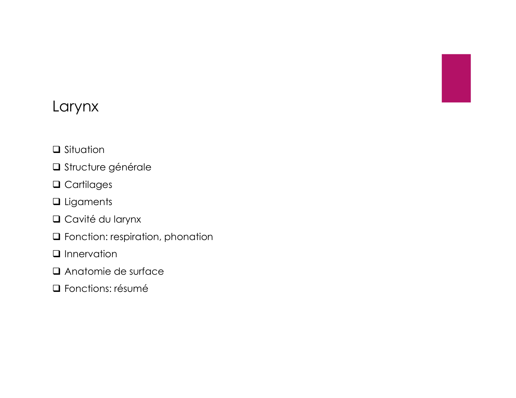 Anatomie du cou 2025 page 21