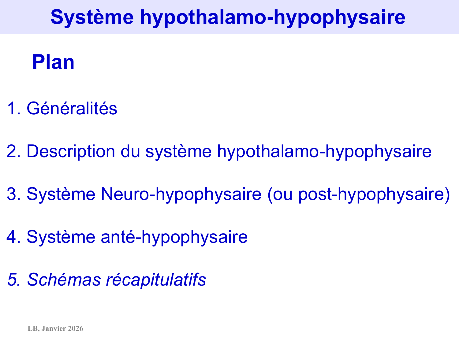 Système hypothalamo-hypophysaire page 4