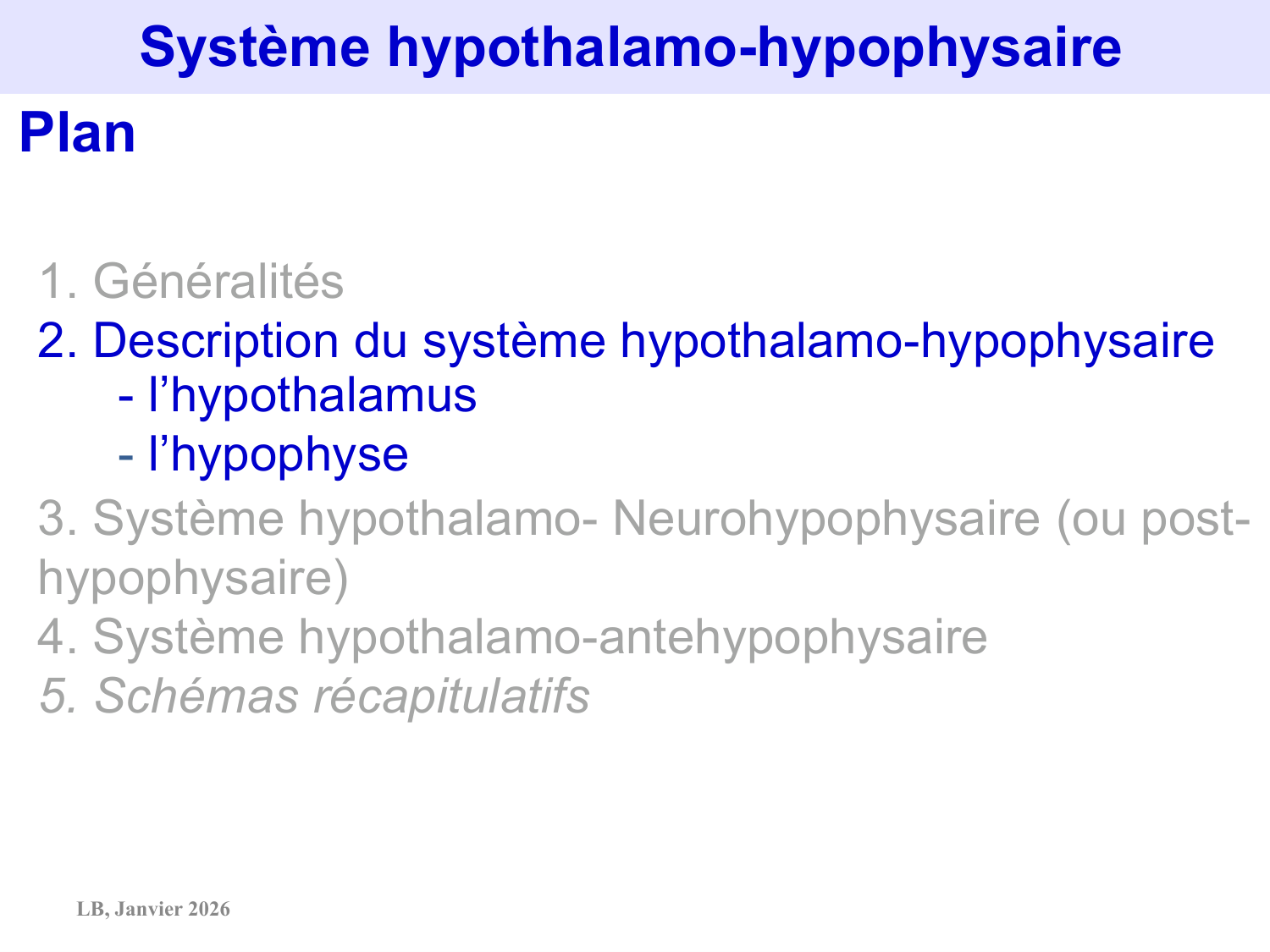 Système hypothalamo-hypophysaire page 14
