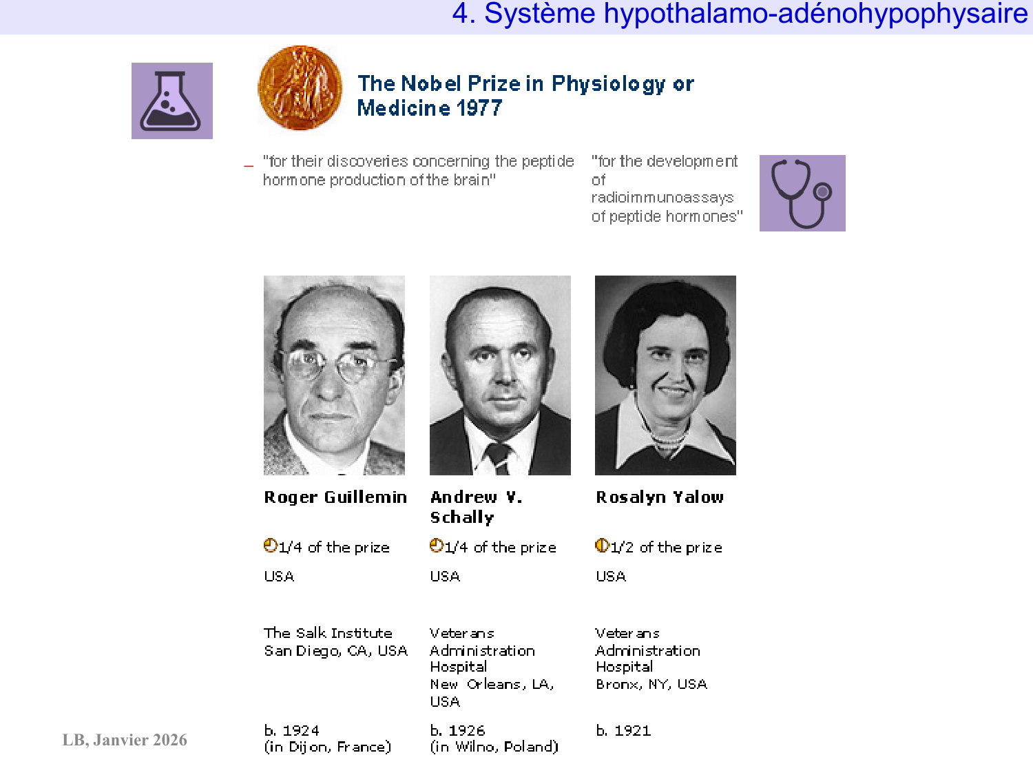 Système hypothalamo-hypophysaire page 67