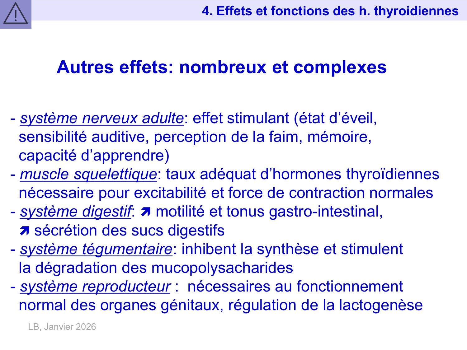 Hormones thyroïdiennes page 34