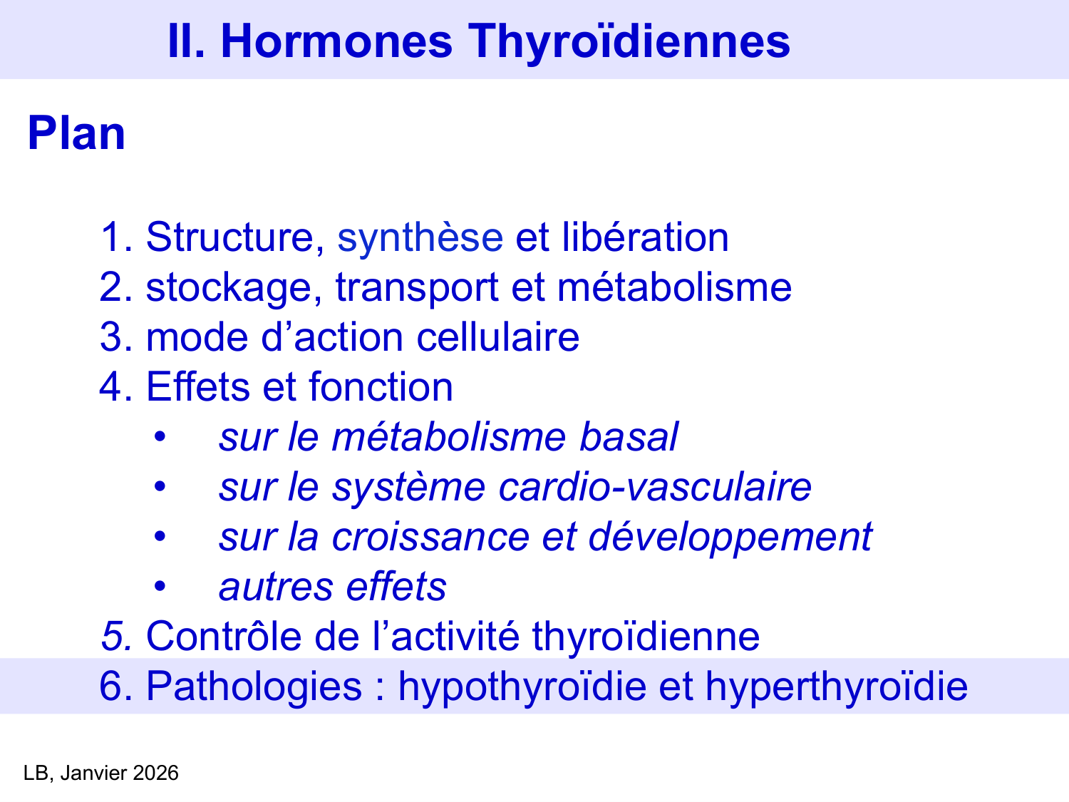 Hormones thyroïdiennes page 42