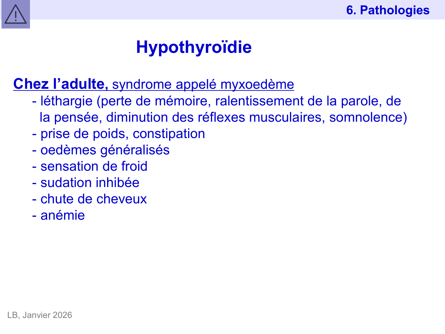 Hormones thyroïdiennes page 46