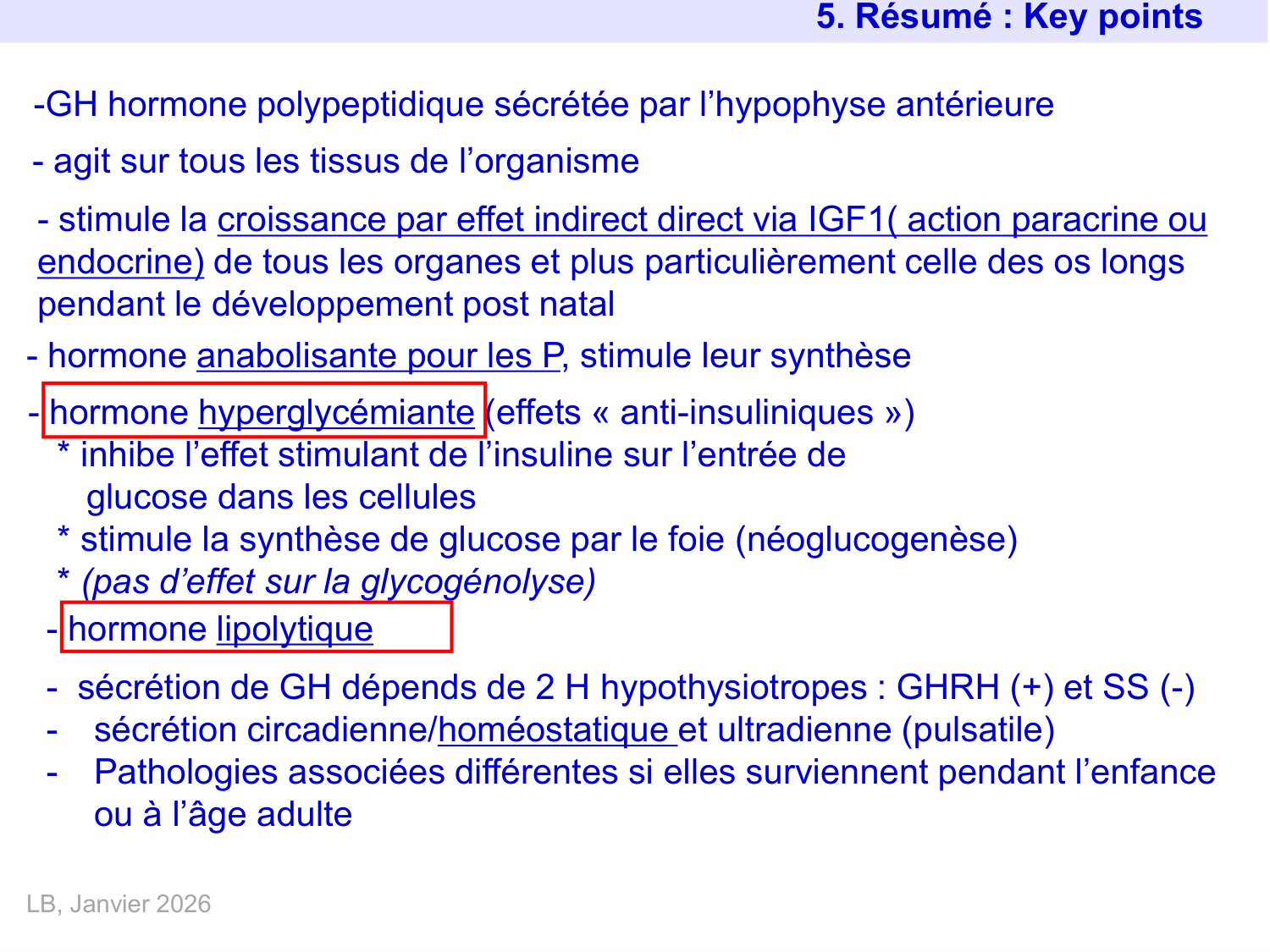 Hormone de croissance et prolactine page 37