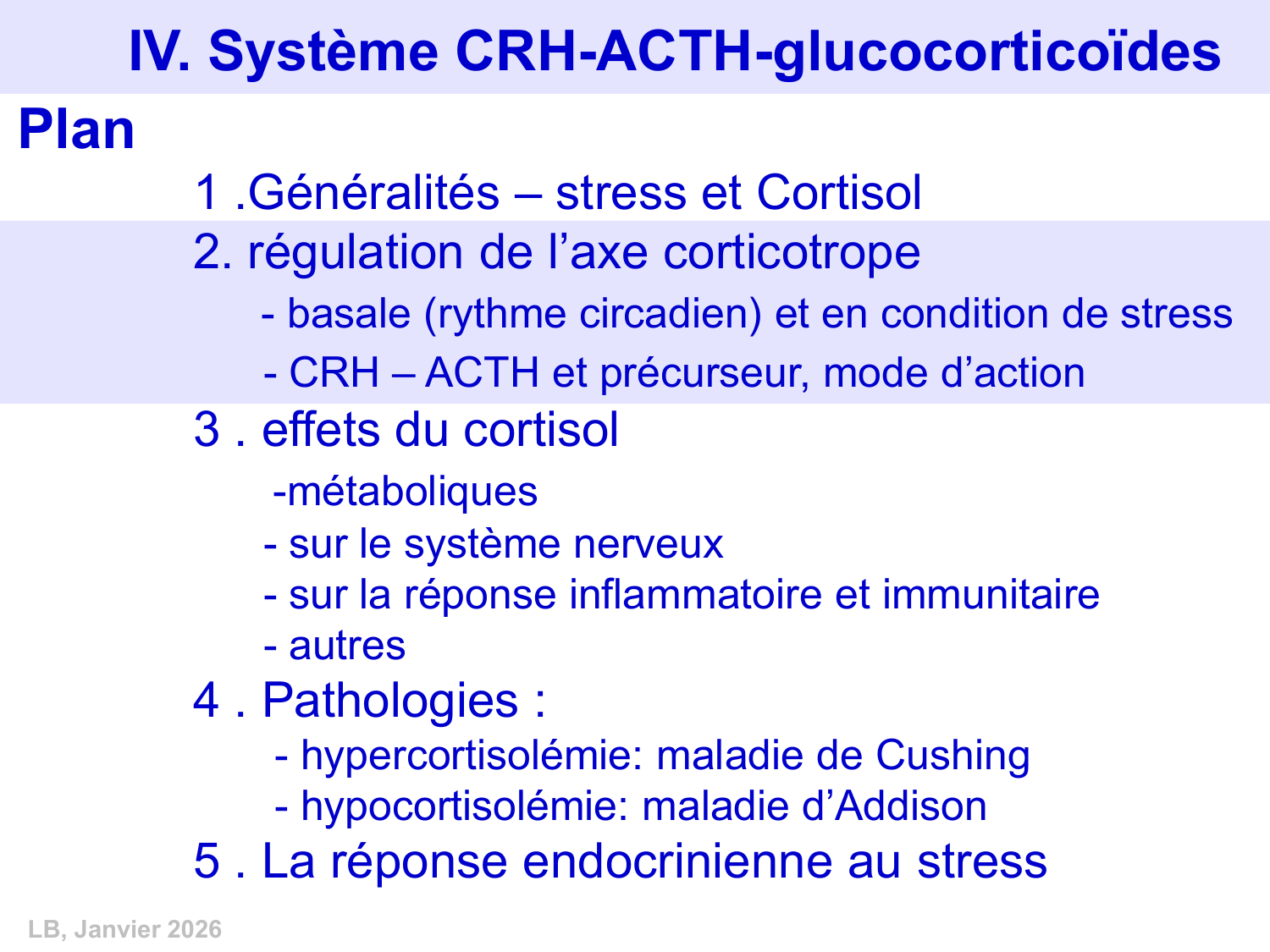 Axe CRH-ACTH-cortisol page 8